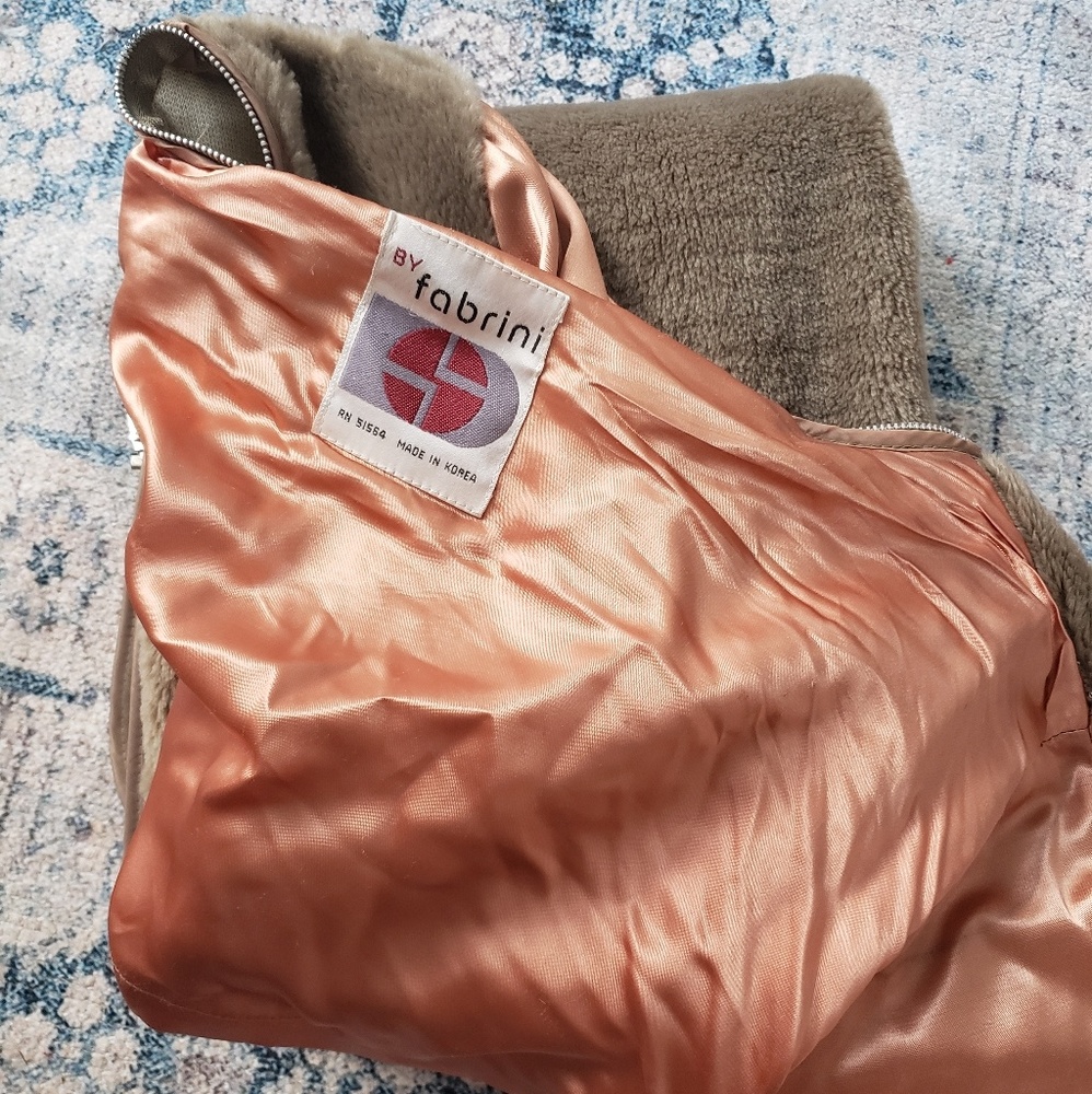 Unique silk zip up